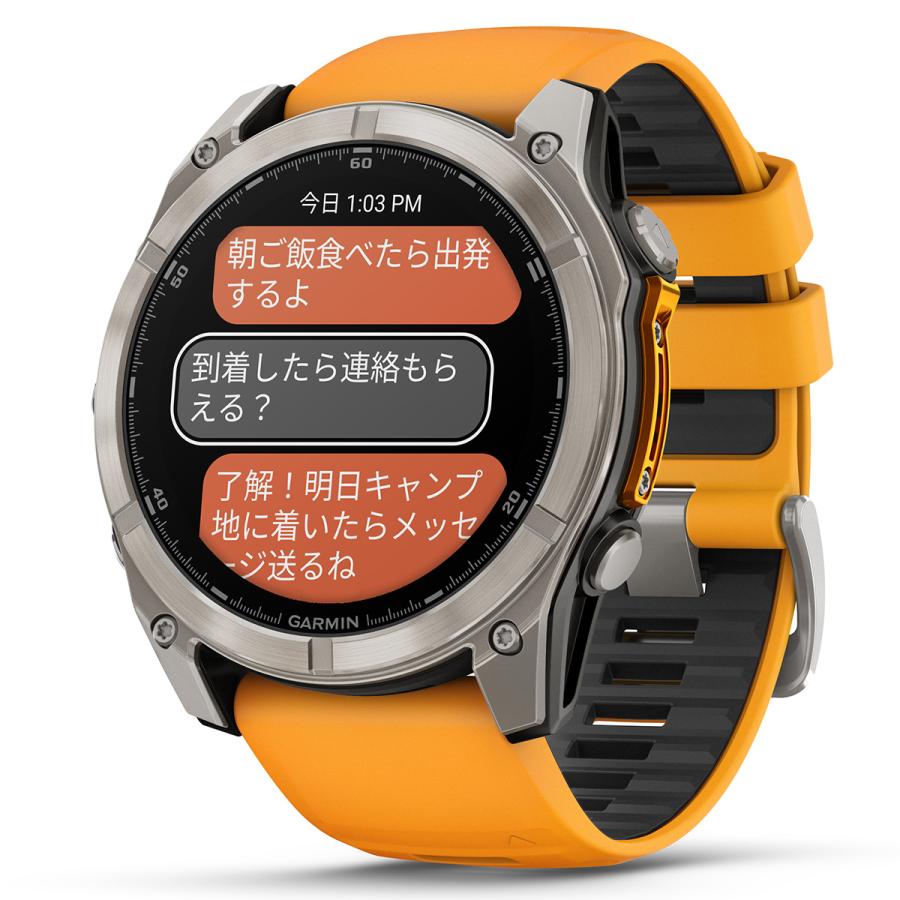 （無金利ローン）ガーミン GARMIN fenix 8 AMOLED 51mm フェニックス8 アモレッド GPS スマートウォッチ 腕時計 010-02905-50の画像