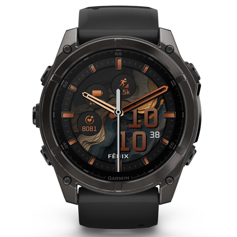 （無金利ローン）ガーミン GARMIN fenix 8 AMOLED 51mm フェニックス8 アモレッド GPS スマートウォッチ 腕時計 010-02905-62の画像