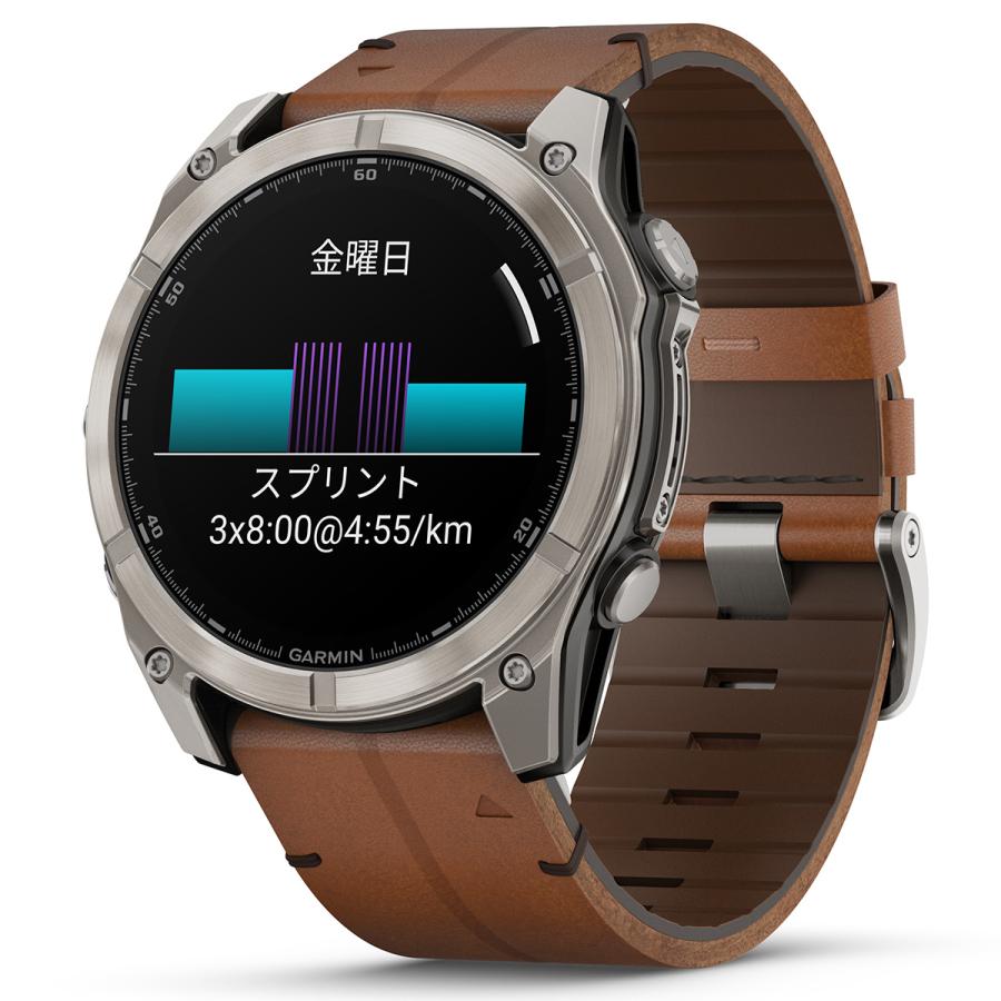 （無金利ローン）ガーミン GARMIN fenix 8 AMOLED 51mm フェニックス8 アモレッド GPS スマートウォッチ 腕時計 010-02905-81の画像