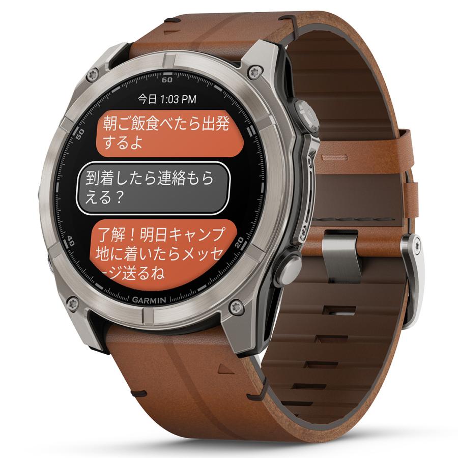 （無金利ローン）ガーミン GARMIN fenix 8 AMOLED 51mm フェニックス8 アモレッド GPS スマートウォッチ 腕時計 010-02905-81の画像