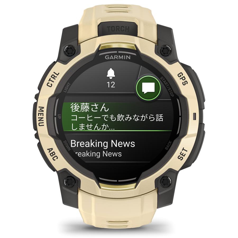 （無金利ローン）ガーミン GARMIN Instinct 3 AMOLED インスティンクト3 アモレッド 010-02936-32の画像