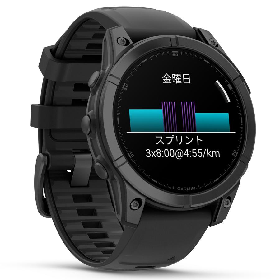（無金利ローン）ガーミン GARMIN fenix E 47mm フェニックス イー GPS スマートウォッチ 腕時計 010-03025-12の画像