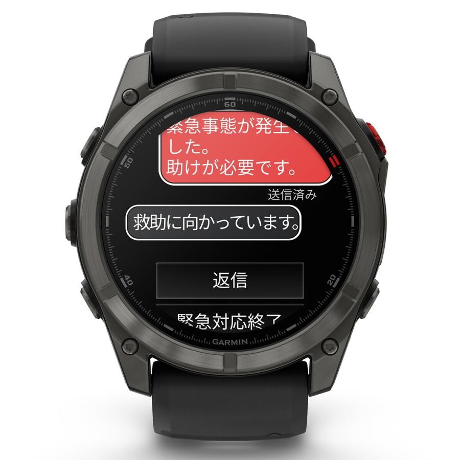 （無金利ローン）ガーミン GARMIN fenix 8 Pro AMOLED 51mm フェニックス8 プロ スマートウォッチ 腕時計 010-03199-21の画像