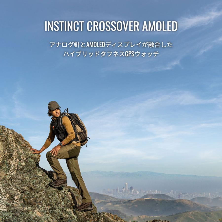 （期間限定価格）ガーミン GARMIN Instinct Crossover AMOLED インスティンクト クロスオーバー 010-03398-31_1
