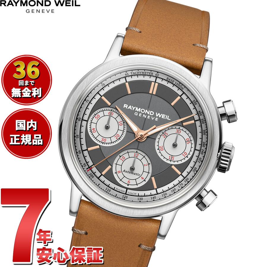 レイモンド ウェイル RAYMOND WEIL 2025新作 端正なセクターダイアルのクロノグラフモデルに ヴィンテージ感が際立つ新色が3型追加 レイモンド・ウェイル ミレジム クロノグラフ ブランド腕時計の正規販売店紹介サイトGressive
