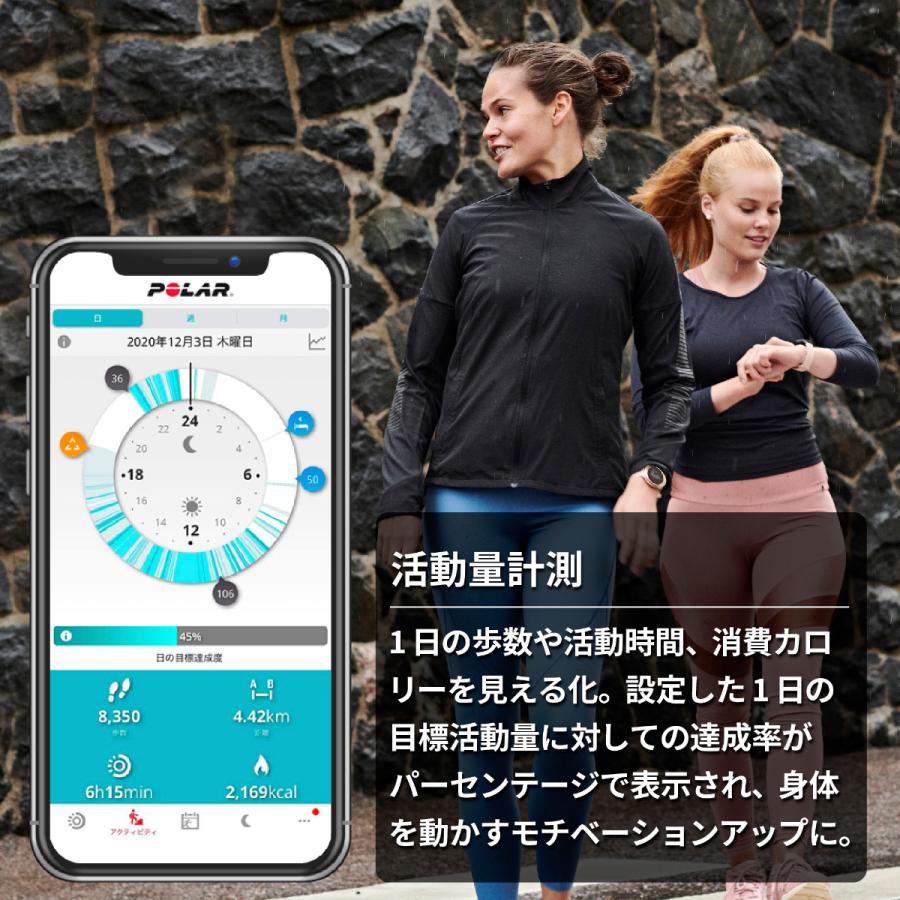 POLAR 健康管理 スマートウォッチ 900108443 ポラール（POLAR） 腕時計 スマートウォッチ UNITE スポーツ シリコン
