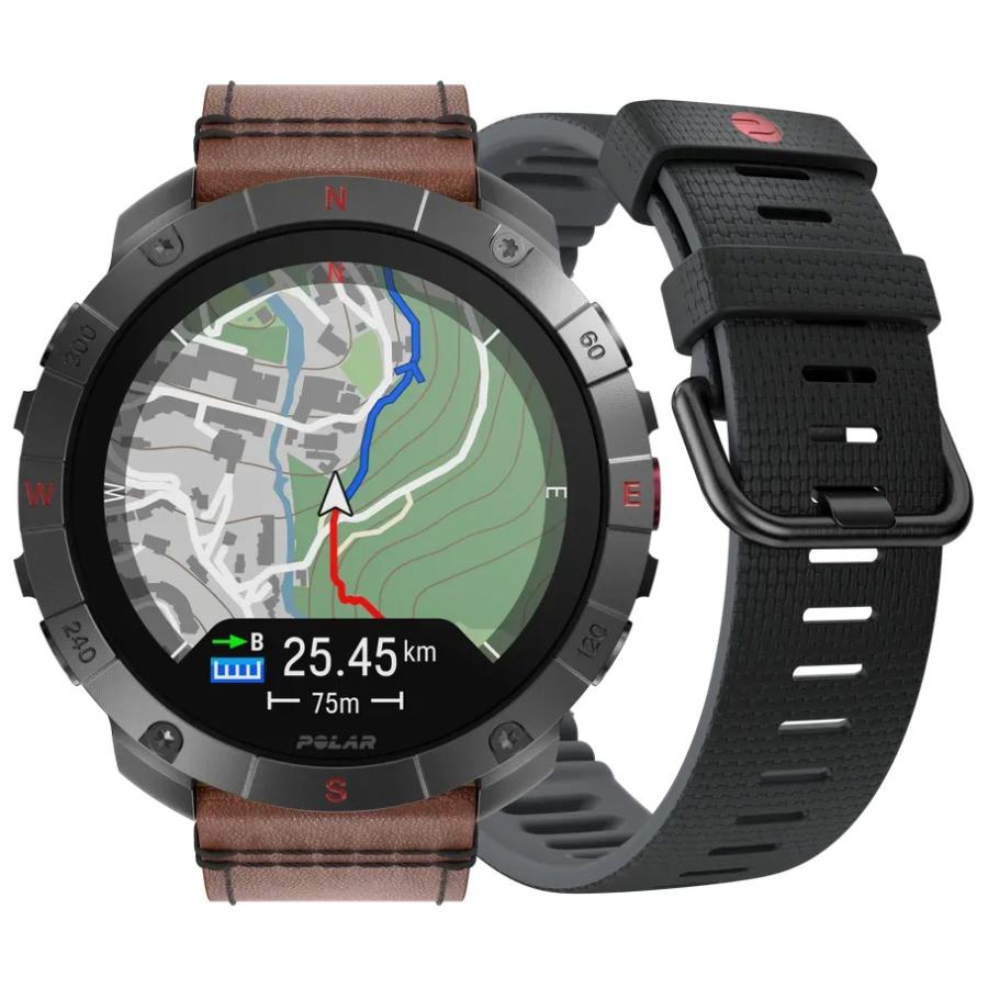 ポラール POLAR Grit X2 Pro Titan スマートウォッチ GPS 心拍 スポーツ ヘルスケア 腕時計 900110288の画像