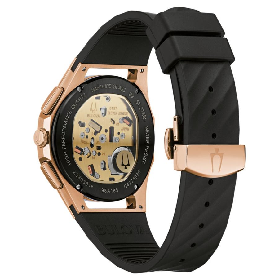 BULOVA（ブローバ） （豪華おまけ有） 腕時計 メンズ カーブ クロノ