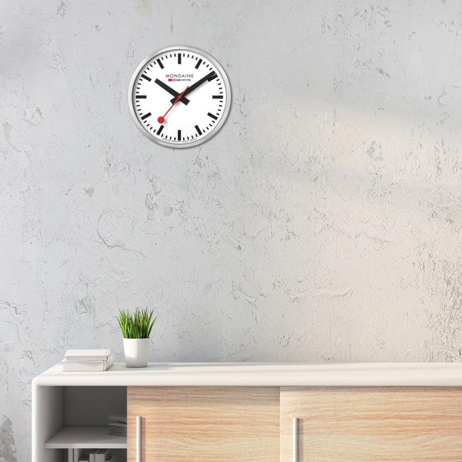 MONDAINE モンディーンウォールクロック A990.CLOCK.16SBB MONDAINE（モンディーン） ウォールクロック Wall Clock : neel