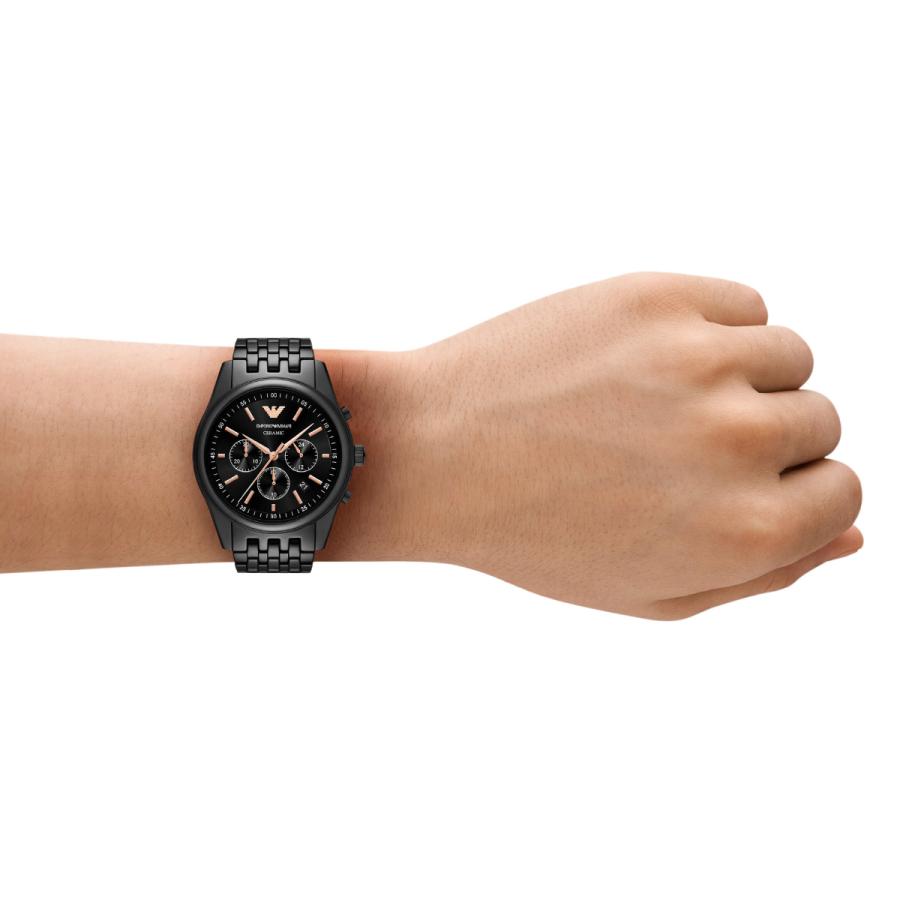 k*o様 【未使用】EMPORIO ARMANI 腕時計 AR70015 クロノ EMPORIO ARMANI （ノベルティー付き）エンポリオアルマーニ 腕時計