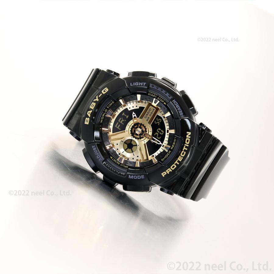 BABY-G ベビーG レディース 時計 カシオ babyg ブラック×ゴールド BA