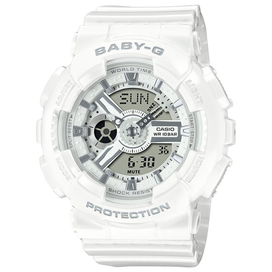 BABY-G ベビーG レディース 時計 カシオ babyg ホワイト BA-110X-7A3JF
