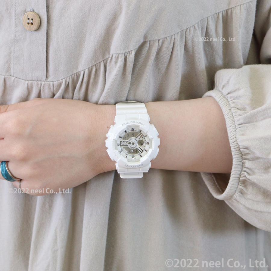 BABY-G ベビーG レディース 時計 カシオ babyg ホワイト BA-110X-7A3JF 