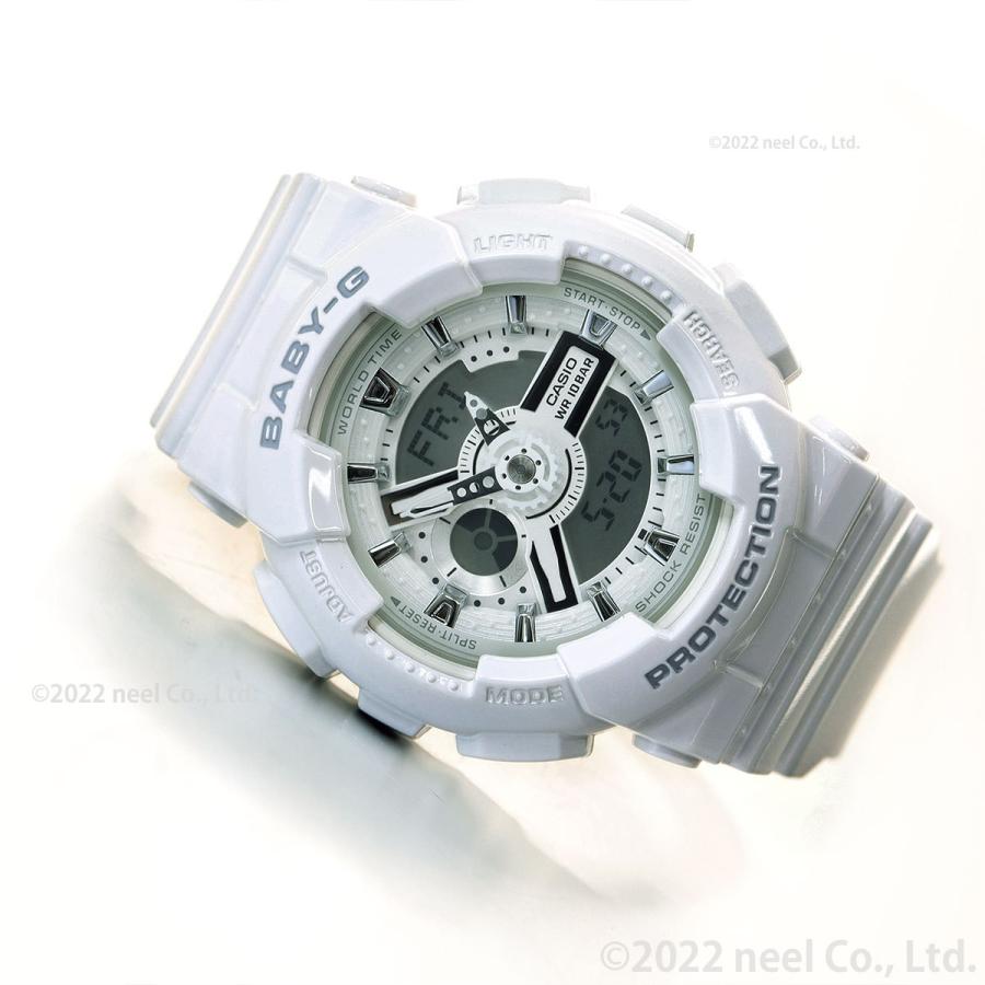 BABY-G ベビーG レディース 時計 カシオ babyg ホワイト BA-110X-7A3JF
