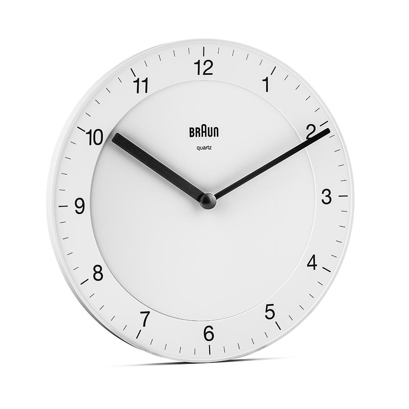 【6月から値上！】BRAUN ブラウン ウォールクロック BC06W アナログ 掛け時計 Wall Clock 200mm ホワイト｜neel4｜02