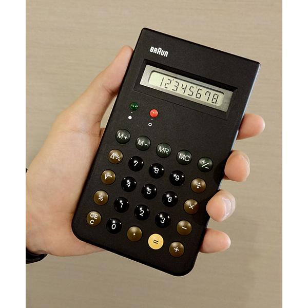 BRAUN（ブラウン） 電卓 計算機 カリキュレーター BNE001BK ブラック 