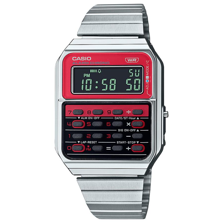 カシオ CASIO CLASSIC 限定 腕時計 CA-500WE-4BJF 複合電卓 CQ-1 でんクロ モチーフ｜neel4｜02