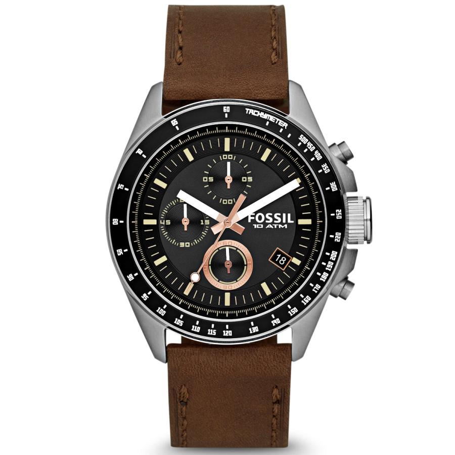 FOSSIL（フォッシル） 腕時計 メンズ DECKER クロノグラフ ブラウン 