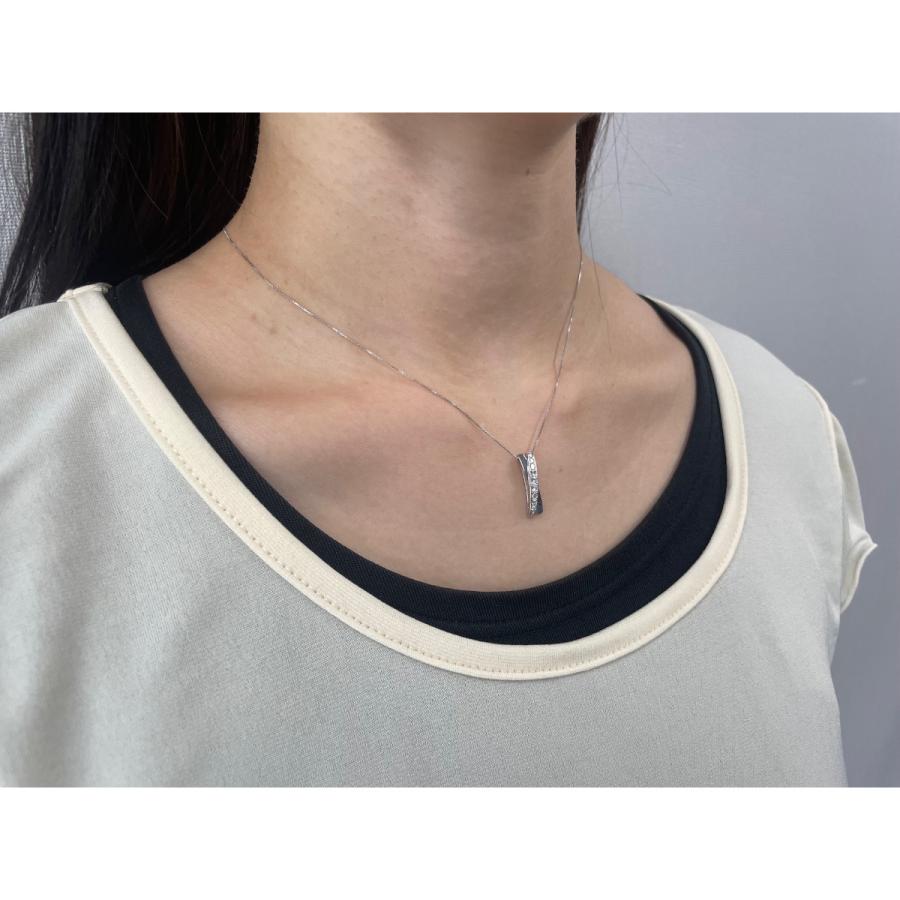プラチナ ダイヤモンド ネックレス 0.2カラット 0.2ct DP764020VP 鑑別 