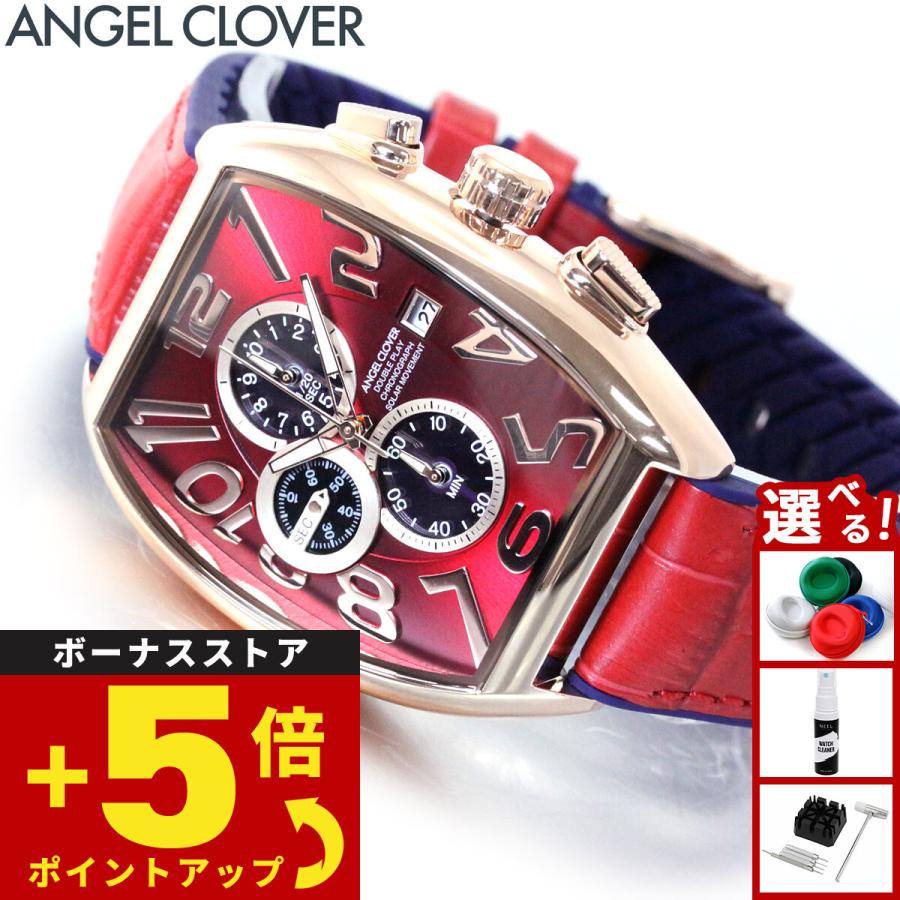 Double Play エンジェルクローバー 腕時計 メンズ ソーラー クロノ