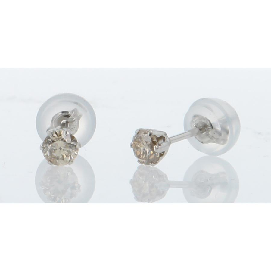 ダイヤモンド ピアス 0.3カラット 0.3ct プラチナ DVTP30PD