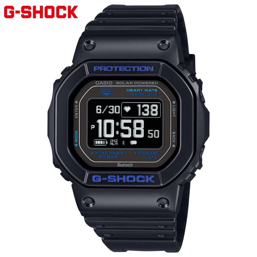 G-SHOCK メンズ時計 黒/シルバー G-SHOCK 腕時計 スクエアフェイス / 電波ソーラー GW-M5610UBC