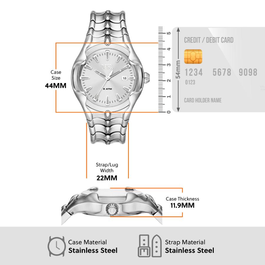 DIESEL（ディーゼル） （ノベルティー付き）ディーゼル 腕時計 メンズ