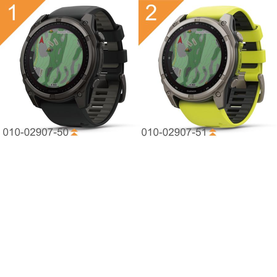 ガーミン GARMIN fenix8 Sapphire Dual Power 51mm 010-02907-50 010-02907-51 スマートウォッチ 国内正規品の画像