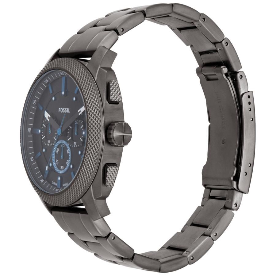 フォッシル FOSSIL 腕時計 メンズ MACHINE クロノグラフ ガンメタル