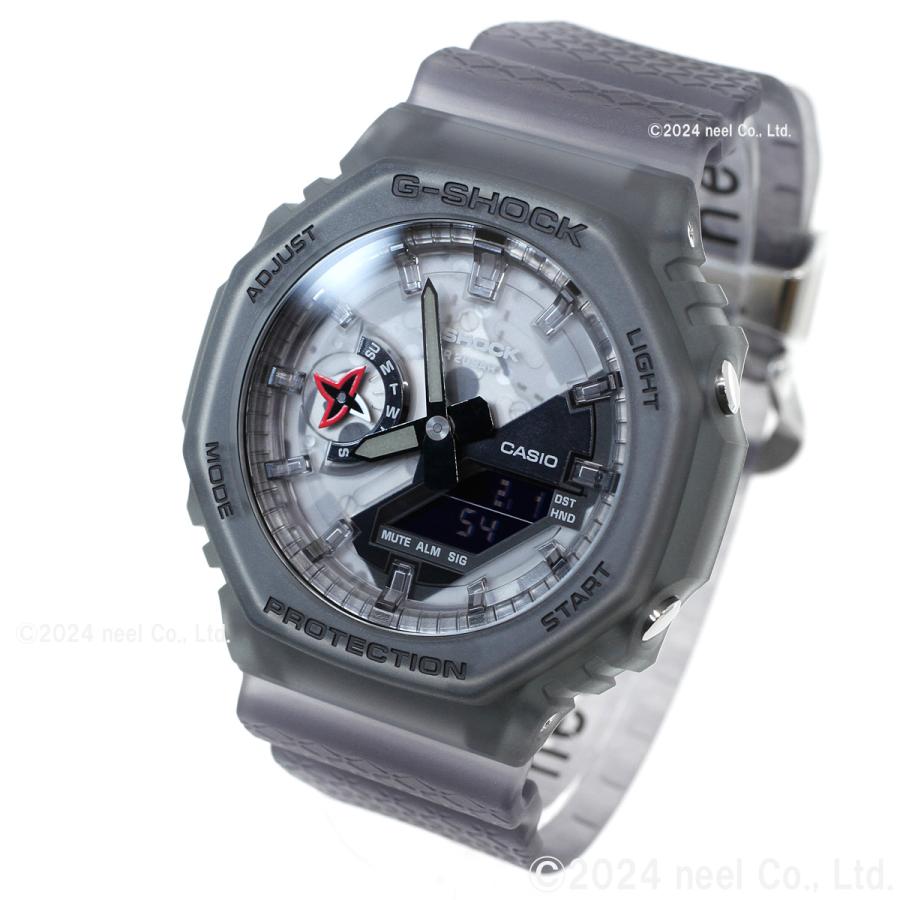 Gショック G-SHOCK デジタル 腕時計 忍者 GA-2100NNJ-8AJR かとんの術 イメージ 手裏剣 デザイン ジーショック｜neel4｜02