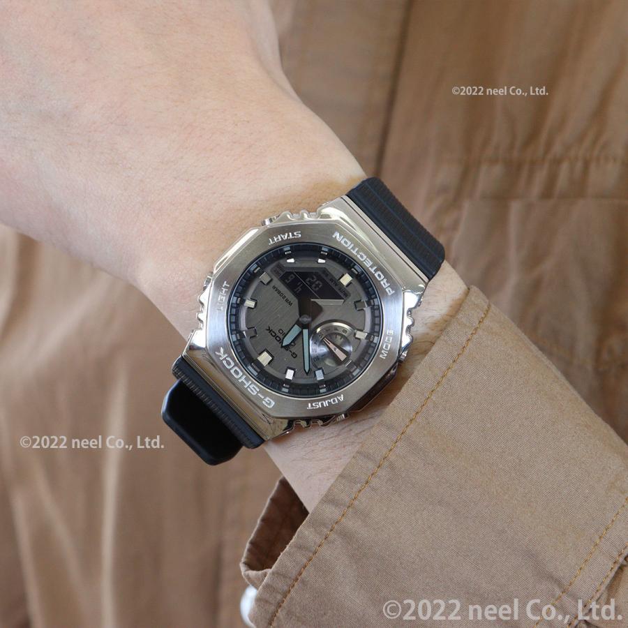 Gショック G-SHOCK メタル 腕時計 メンズ グレー ブラック GM-2100-1AJF ジーショック｜neel4｜05