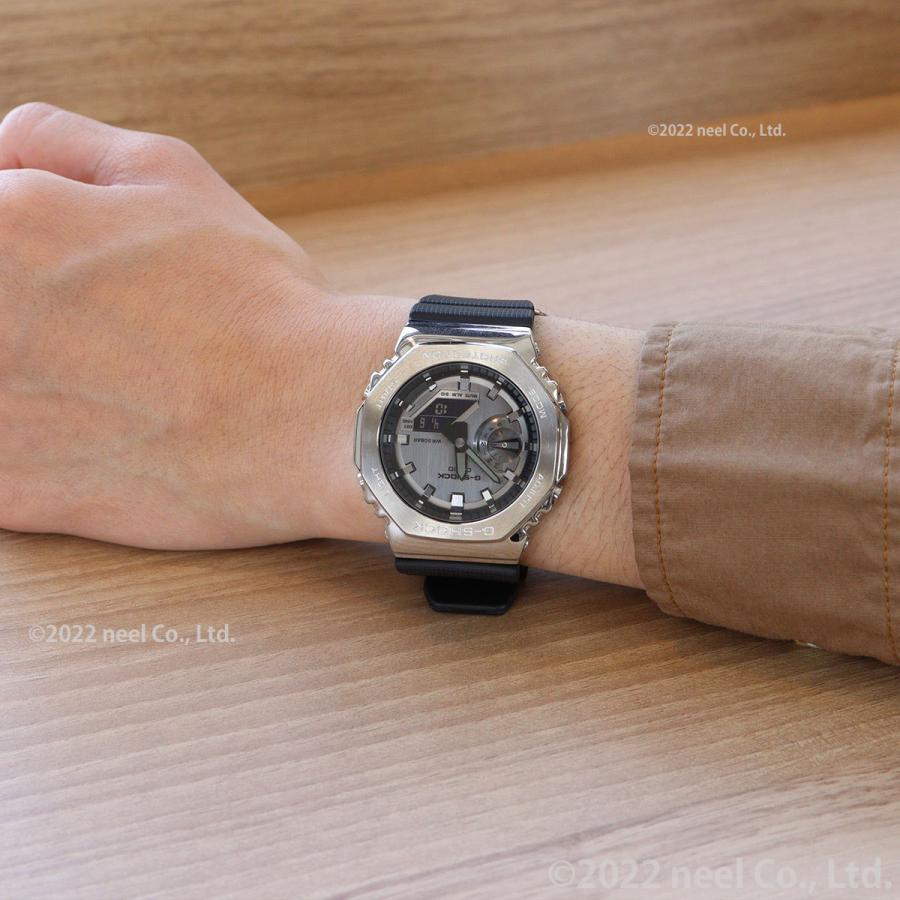 G-SHOCK Gショック メタル 腕時計 メンズ グレー ブラック GM-2100