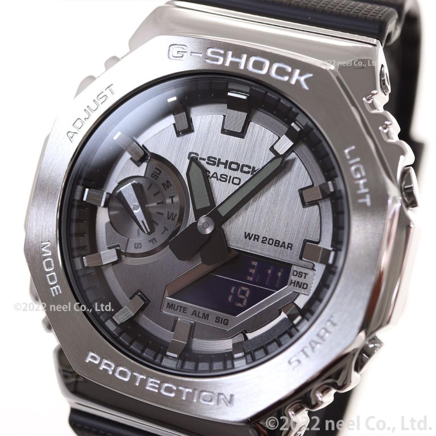 G-SHOCK Gショック メタル 腕時計 メンズ グレー ブラック GM-2100