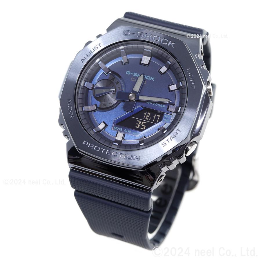 【週末セール】G-SHOCK GM-2100Nネイビー カシオーク メンズ腕時計 G-SHOCK Gショック メタル 腕時計 メンズ GM-2100N-2AJF ネイビー ジー