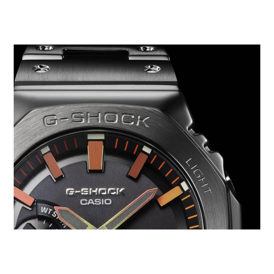 Gショック G-SHOCK ソーラー 腕時計 メンズ GM-B2100BPC-1AJF フルメタル オールブラック ジーショック｜neel4｜13
