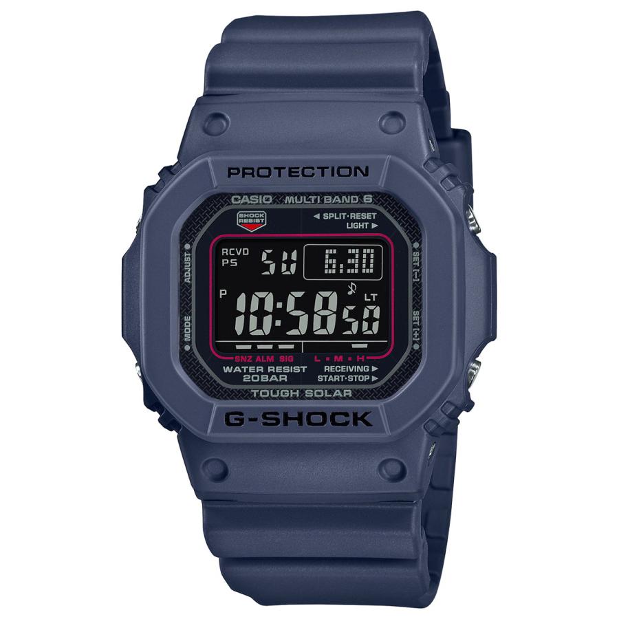CASIO G-SHOCK GW-M5610B 電波ソーラー GW-M5610-1 電波ソーラー搭載 ELバックライト – G-BRIDGES