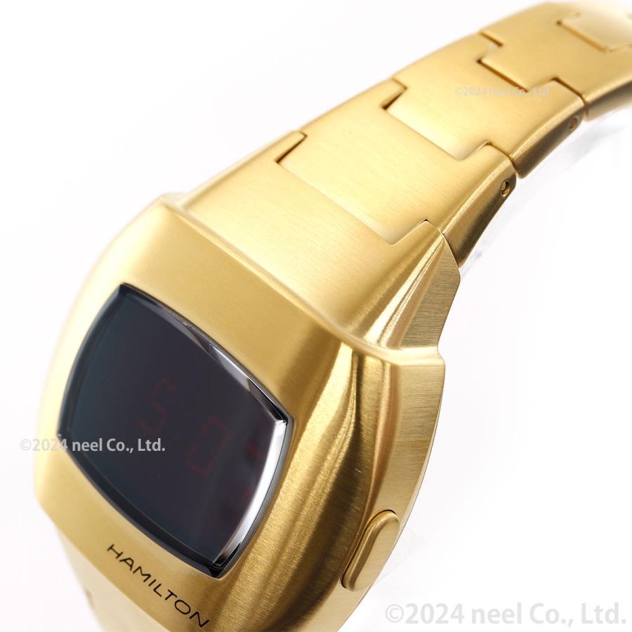 HAMILTON PSR74 デジタル腕時計 ゴールド 状態良好 ハミルトン ハミルトン パルサー」のデザインをモチーフとした「PSR 74」が