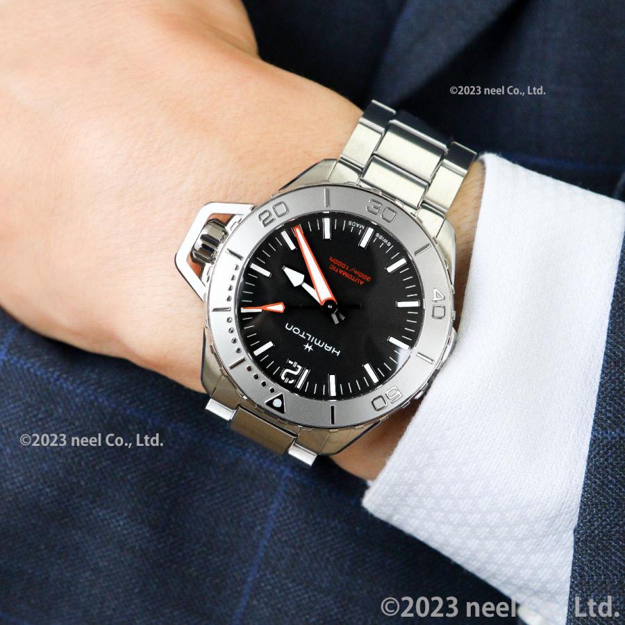 ハミルトン　カーキ　ネイビー　オートマチック ハミルトン「カーキ ネイビー スキューバ GMT オート」を実機