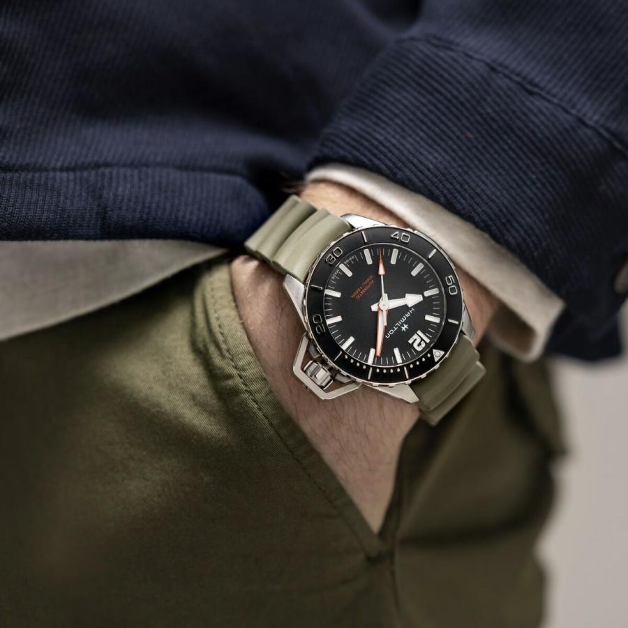 KHAKI NAVY ハミルトン HAMILTON カーキ ネイビー オープンウォーター