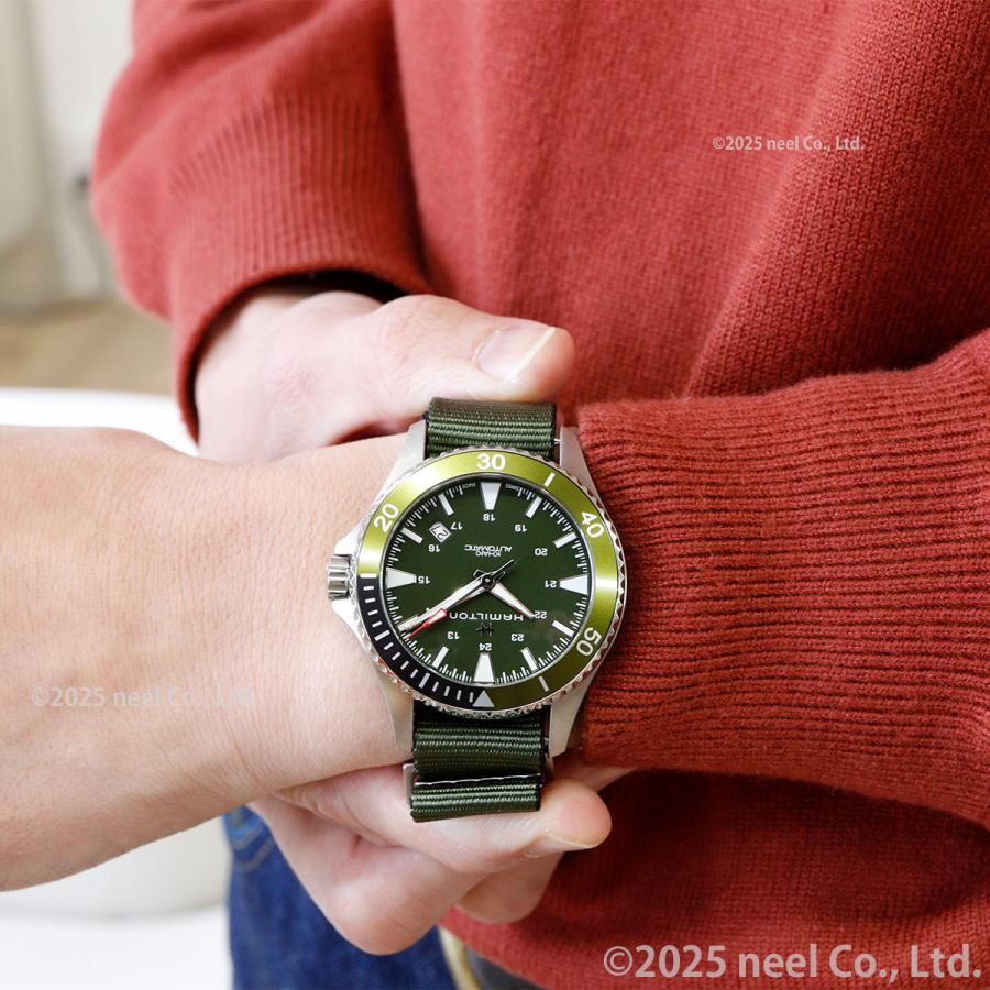 KHAKI NAVY ハミルトン HAMILTON カーキ ネイビー スキューバ オート