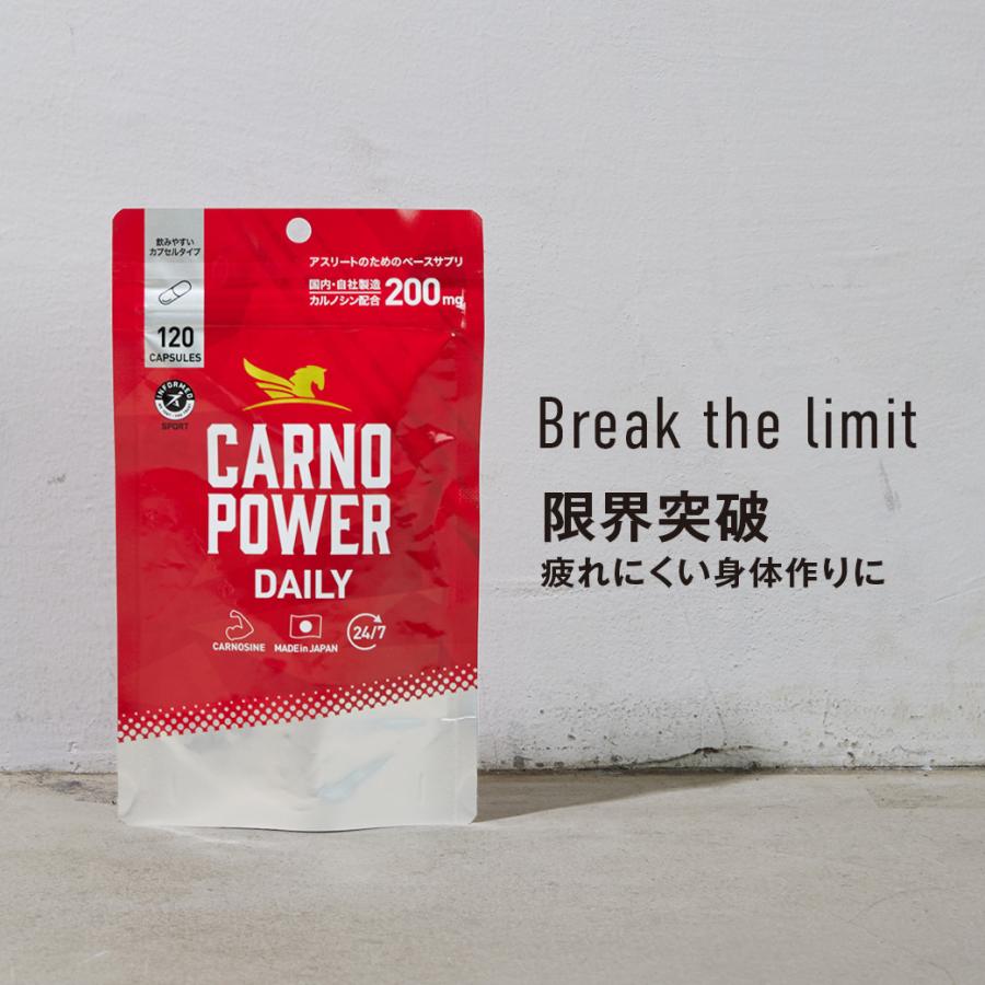 カルノパワー DAILY 120粒×3個セット カルノシン スポーツサプリメント 