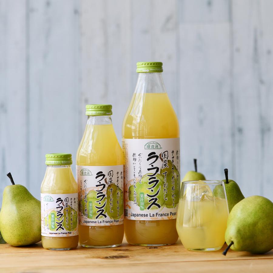 ★ moch1 ★ ラフランス　＆　ラフランスジュース　セット6箱 順造選 国産 ラ フランス ジュース 1L×6本セット : neelセレクト