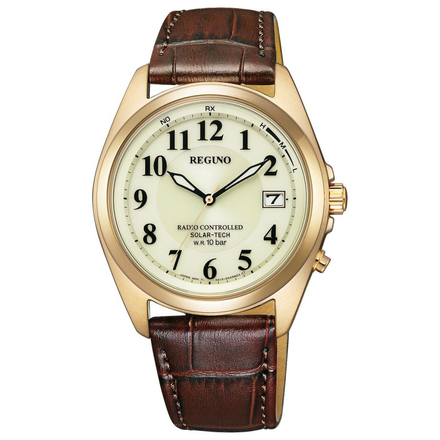 美品　CITIZEN　シチズン　ブラウン　ゴールド　レザー　ソーラー　メンズ Amazon | CITIZEN シチズン AV0072-01X アナログ ソーラー ツノクロノ