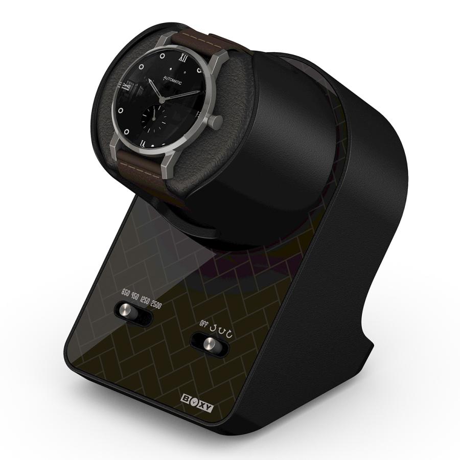 ボクシーデザイン BOXY Design ウォッチワインダー ワインディングマシーン BLDC WINDER Night Stand 1本巻き ブラック NS-BLDC-BK |  | 01