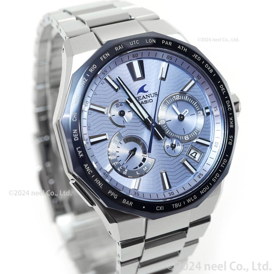 OCEANUS （ノベルティー付き）オシアナス 電波ソーラー 腕時計 メンズ