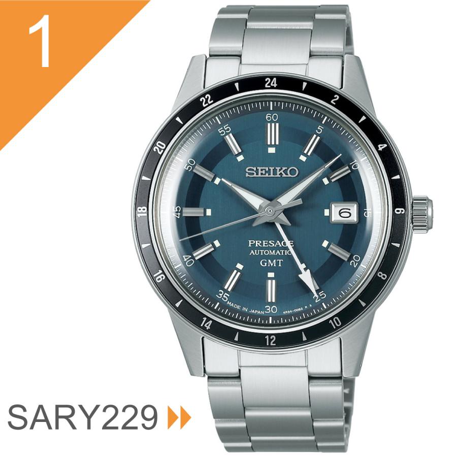 セイコー プレザージュ SEIKO PRESAGE SARY Style60's 自動巻き メカニカル 腕時計 メンズの画像