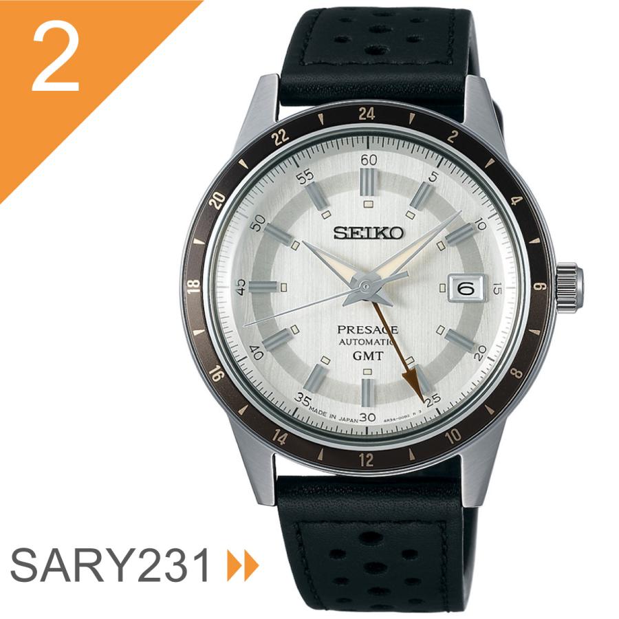 セイコー プレザージュ SEIKO PRESAGE SARY Style60's 自動巻き メカニカル 腕時計 メンズの画像
