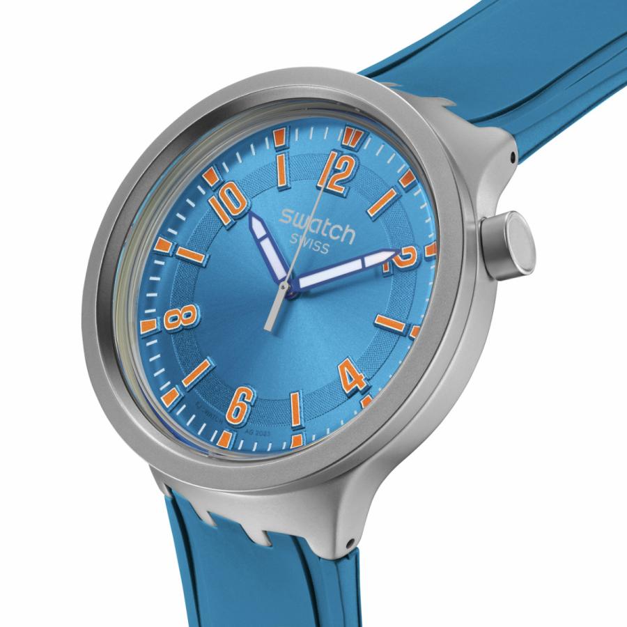 BIG BOLD swatch スウォッチ ビッグボールド BLUE IN THE WORKS 腕時計 