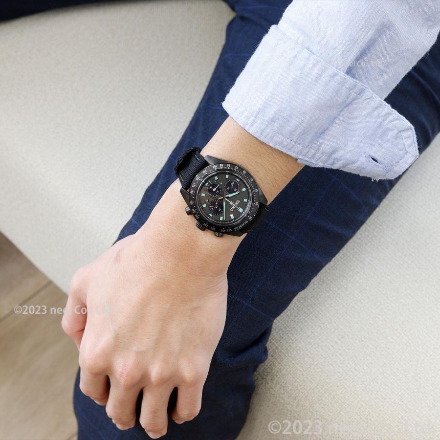 SEIKO PROSPEX ソーラー腕時計 ブラック PROSPEX （豪華おまけ有） セイコー プロスペックス スピードタイマー