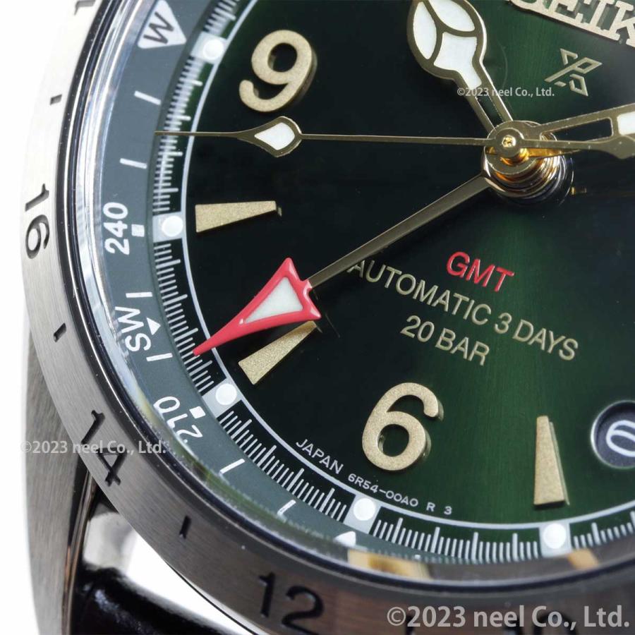 【新品未使用】セイコー　自動巻　アルピニスト　SBEJ005 箱保　GMT 新品未使用】セイコー 自動巻 アルピニスト SBEJ005 箱保 GMT